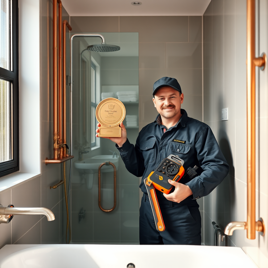 Plumber wins South East title at national industry awards